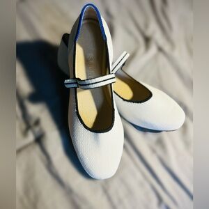 Rothy’s Square Mary Jane in Gardenia